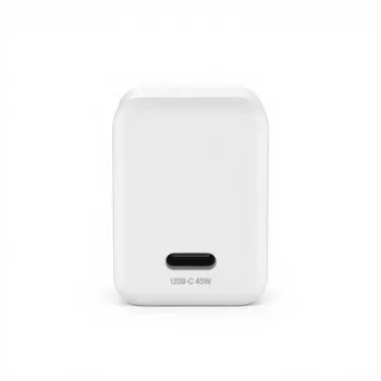 Crong Ultra Compact carregador de parede GaN USB-C 45W PD 3.0 PPS (branco)