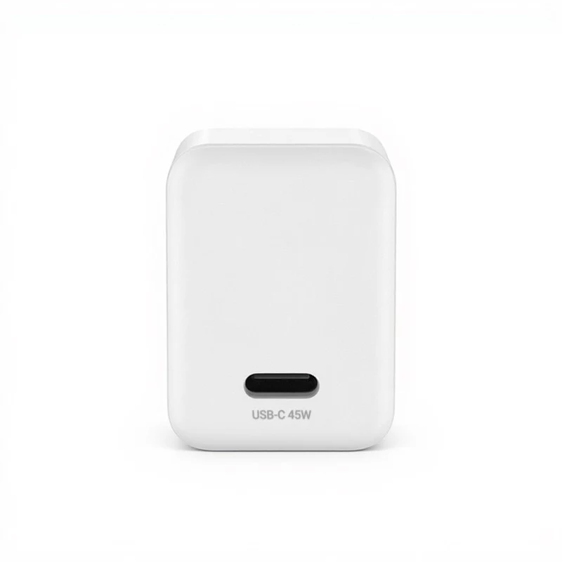 Crong Ultra Compact carregador de parede GaN USB-C 45W PD 3.0 PPS (branco)