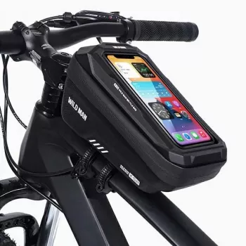 Bolsa de quadro de bicicleta WILDMAN XS2 1L preta
