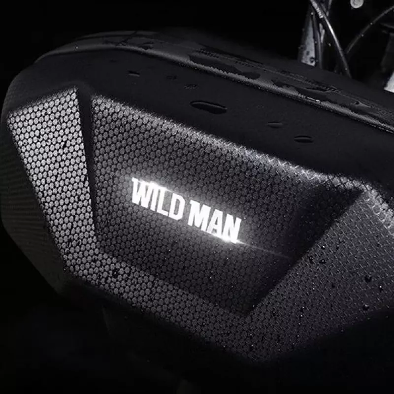 Bolsa de quadro de bicicleta WILDMAN X9 3,5L preta