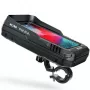 WILDMAN FK2 Bolsa de quadro de bicicleta com suporte para smartphone, Preto