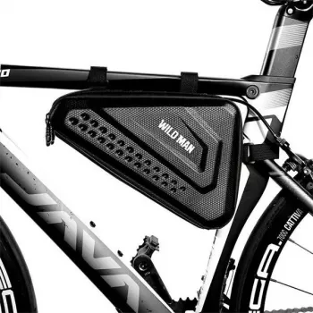 WILDMAN ES19 Bolsa de tubo superior de bicicleta 1L Preta