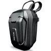WILDMAN Bolsa de armazenamento para trotinete elétrica, montagem no guiador, bolsa de quadro, Preta