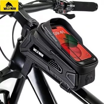 WILDMAN Bolsa de quadro de bicicleta M M30 1L Preta
