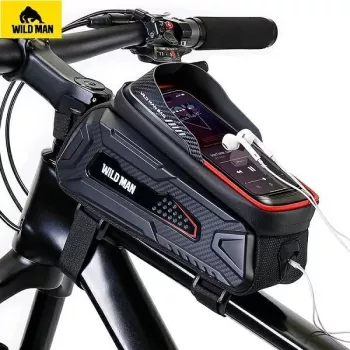 WILDMAN Bolsa de quadro de bicicleta M M30 1L Preta