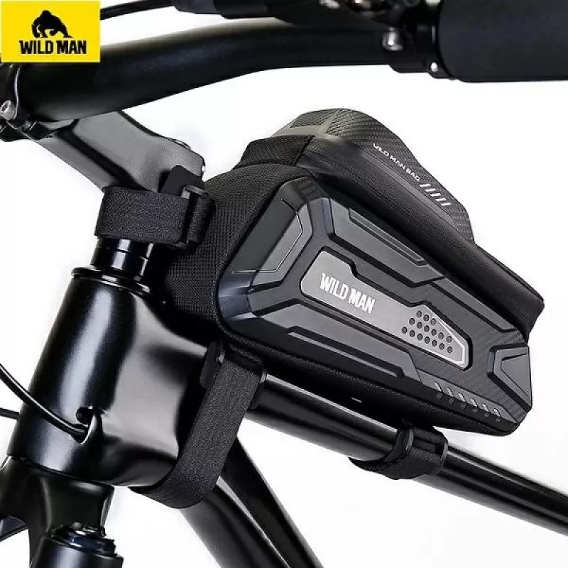 WILDMAN Bolsa de quadro de bicicleta M M30 1L Preta