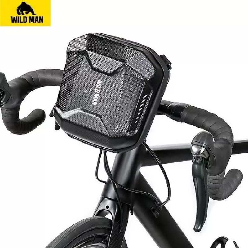 WILDMAN E18 Bolsa de quadro para bicicleta 3L, preto