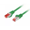 Cabo Patch LANBERG Cat.6 S/FTP LSZH 20m verde Fluke Passed