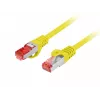 Cabo Patch LANBERG Cat.6 S/FTP LSZH 20m amarelo Fluke Passed