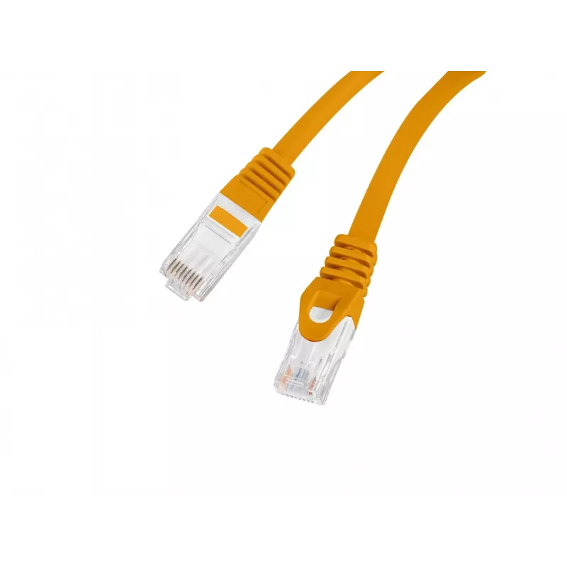 Cabo Patch LANBERG Cat.6 UTP LSZH 20m laranja Fluke Passed