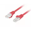 Cabo Patch LANBERG Cat.6 UTP LSZH 20m vermelho Fluke Passed
