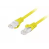 Cabo Patch LANBERG Cat.6 UTP LSZH 20m amarelo Fluke Passed