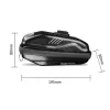 WILDMAN E7S XS bolsa de selim sob o selim 1,2 L preto
