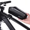 Bolsa de quadro WILDMAN XS5 preta – bolsa para tubo superior da bicicleta para smartphone