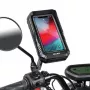 Bolsa de quadro para bicicleta WILDMAN FK3 com suporte para telemóvel, preta