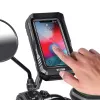 Bolsa de quadro para bicicleta WILDMAN FK3 com suporte para telemóvel, preta