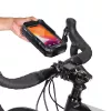Bolsa de quadro para bicicleta WILDMAN FK4 com suporte para telemóvel – preta