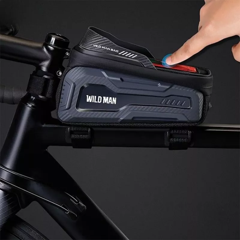 Bolsa de quadro para bicicleta WILDMAN M20 preta