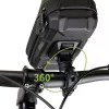 Bolsa de quadro para bicicleta WILDMAN GX330 com suporte para telemóvel, verde