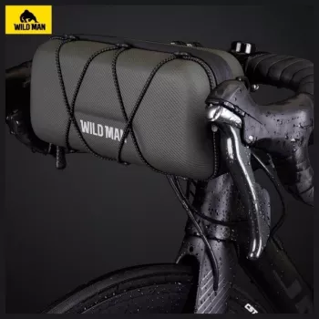 Bolsa de guiador para bicicleta WILDMAN GD8 verde