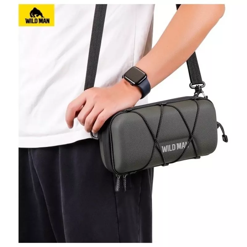 Bolsa de guiador para bicicleta WILDMAN GD8 verde