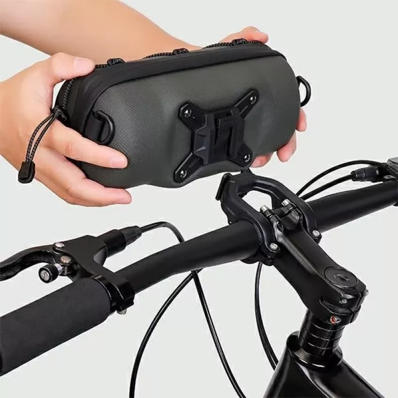 Bolsa de guiador para bicicleta / suporte para telemóvel WILDMAN GD7X preto