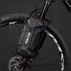Bolsa de guiador para trotinete elétrica WILDMAN GD6XPlus, bolsa de bagageiro de quadro, preta