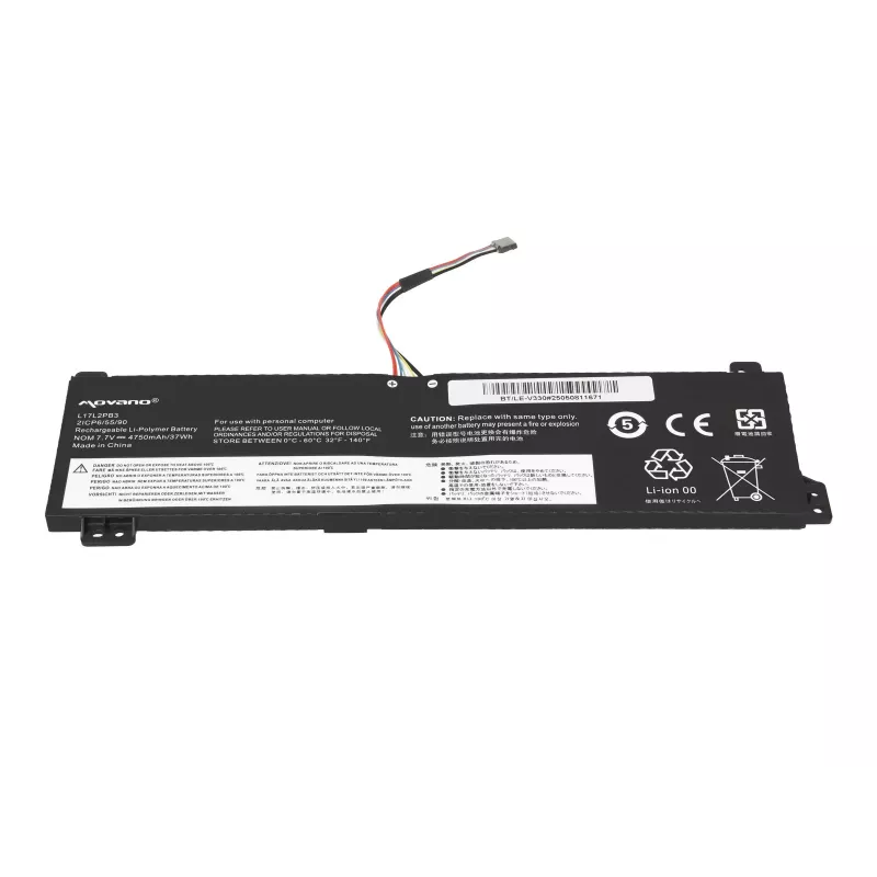 MOVANO bateria L17L2PB3 para Lenovo V130-15IGM V330-15IKB V530-14IKB V530-15IKB - 4750 mAh (37 Wh)