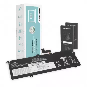 MOVANO bateria L18C6PD1 L18M6PD1 para Lenovo ThinkPad X13 X390 X395 - 4220 mAh (48 Wh)