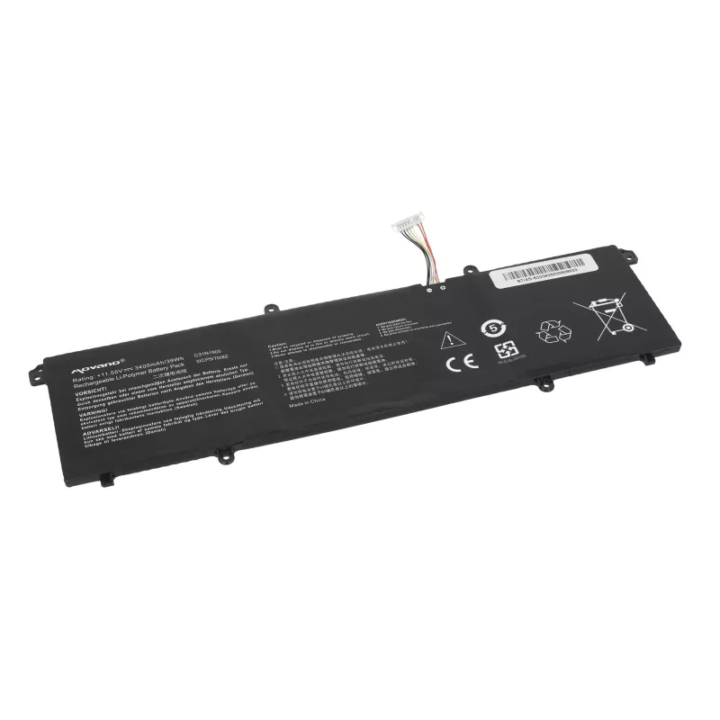 MOVANO bateria C31N1905 para ASUS VivoBook S14 M433 S433 S433FL S15 S533 S533EQ - 3400 mAh (39 Wh)