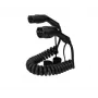DEFENZO Spiro AC7 Cabo de carregamento EV Type 2 7m 32A trifásico 22kW preto