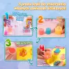 LEAN TOYS Conjunto Criativo de Plástico para Fazer Sobremesas Decorativas Squishy e Flores DIY