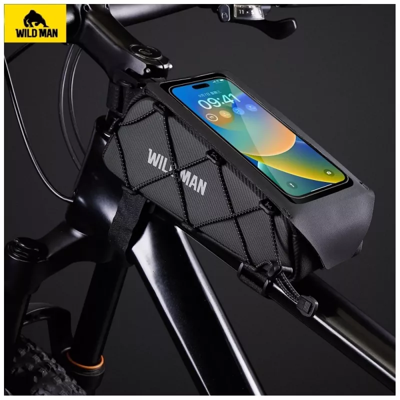 WILDMAN GX100 Bolsa de quadro para bicicleta - preto