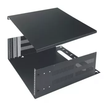 Vaddio Middle Atlantic Caixa de rack para montagem na parede 4U - Preto - 19 polegadas