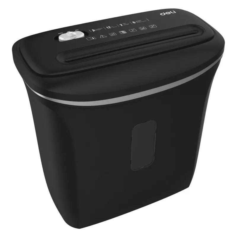 Deli E9945 Destruidora de Papel Corte Cruzado, 10 Folhas, 20L, P-4
