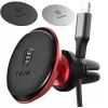 BASEUS suporte magnético para saída de ar do automóvel vermelho