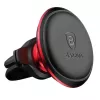BASEUS suporte magnético para saída de ar do automóvel vermelho