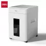 Destruidora de papel de corte cruzado Deli ET081, 8 folhas, 15L, preta