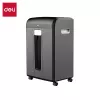 Destruidora de papel Deli E14400 corte cruzado, 12 folhas, 23L, preto