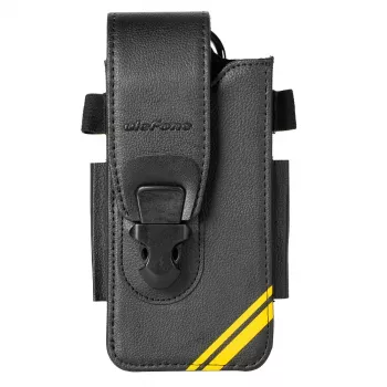 Capa carteira flip de pele PU Premium Ulefone Armor 26 Ultra com compartimentos para cartões e suporte - preta