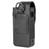 Capa carteira flip de pele PU Premium Ulefone Armor 26 Ultra com compartimentos para cartões e suporte - preta