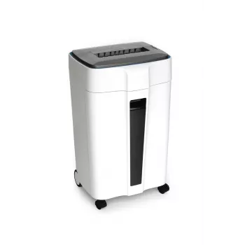 WALLNER Destruidora de documentos HD-300 C4 corte cruzado, 8 folhas, 15 L, preto