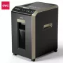 DELI ET089 Destruidora de Papel Cross-Cut, 8 Folhas, 15L, Preto