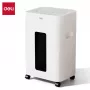 Deli ET048 Destruidora de papel de corte cruzado, 8 folhas, 15 L, Preto