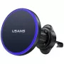 Suporte magnético para saídas de ar para smartphones USAMS, rotação 360°, preto