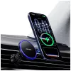 Suporte magnético para saídas de ar para smartphones USAMS, rotação 360°, preto