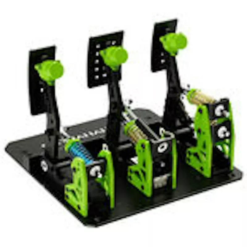 Conjunto de 2 pedais CAMMUS LC200 com travão load-cell de 200 kg e pedal do acelerador com efeito Hall