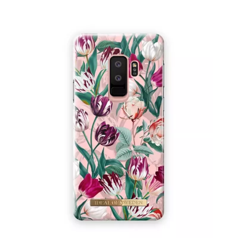 iDeal Of Sweden Capa traseira PRINTED para Samsung Galaxy S9+, 15,8 cm (6,2 polegadas), Pink Blossom, multicolor (rosa, violeta, branco)