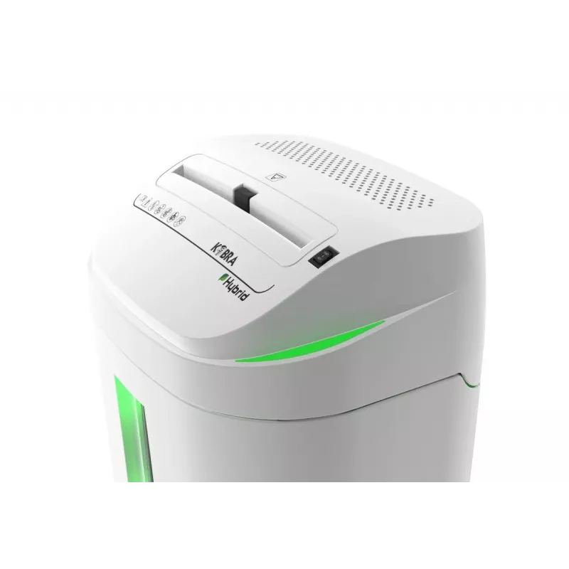 Destruidora de papel Kobra Hybrid C4 corte cruzado, P-4, 10-12 folhas, 27L, preta