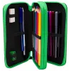 Estojo escolar dobrável KIDS Minecraft, organizador expansível, multicolor